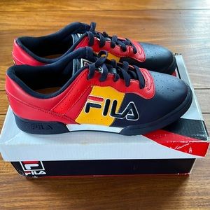 Fila Original Fitness Sneakers Color Block Red Yellow Blue